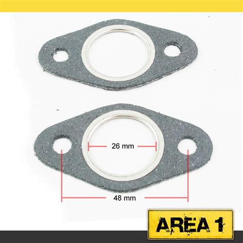 2x Auspuffdichtung Auspuff Krümmer Dichtung Benelli Naked Pepe 50