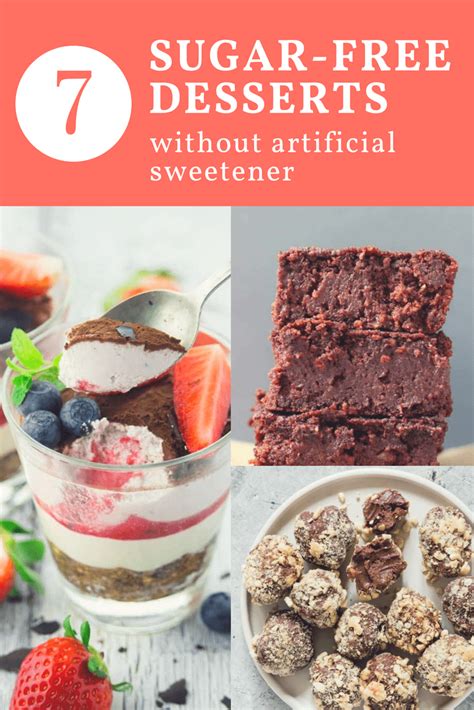 8 Sugar Free Desserts Without Artificial Sweeteners So Yummy