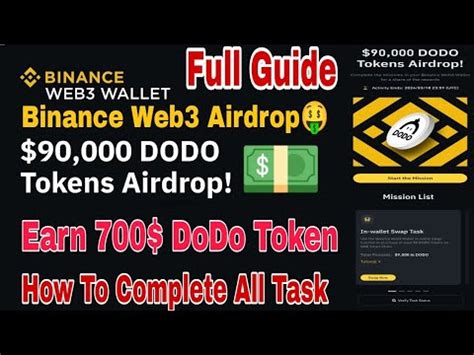 Binance New Web Wallet Airdrop Earn Dodo Token How To