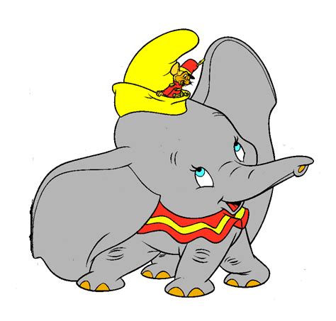 Free Walt Disney Animal Dumbo Elephant Coloring Pages