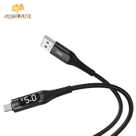 Xo 2 4a Digital Display Usb Cable For Type C 1m Nb162 Srolanh