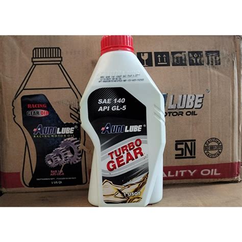 Jual Oli Audilube Oli Gardan Mobil Turbo Gear Sae 140 Api Gl 5 1 Liter