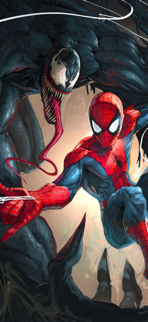 Venom X Spiderman K Wallpaper Hd Superheroes K Wallpapers Images Images