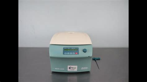 Hettich Mikro 220r Micro Centrifuge Youtube