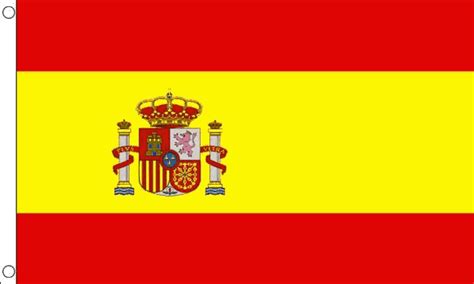 Spanish Giant Crested Flag Buy Spanish Flags Bunting At Flagman Ie