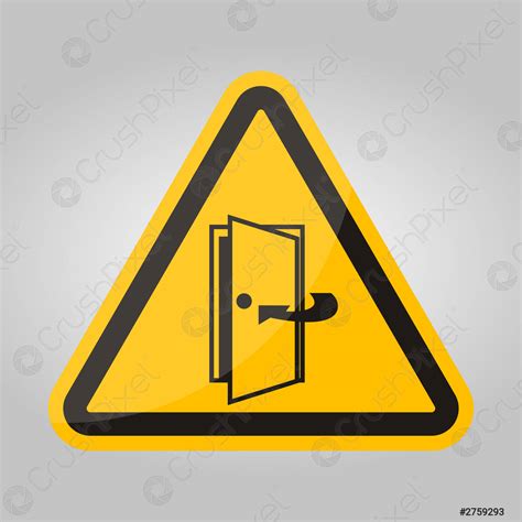 Keep Door Closed Symbol Sign Isolate On White Background,Vector - stock ...