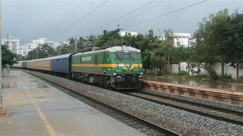 Rarest Of Rare Wag Pulling A Massive Nmg Rakes Indian Railways