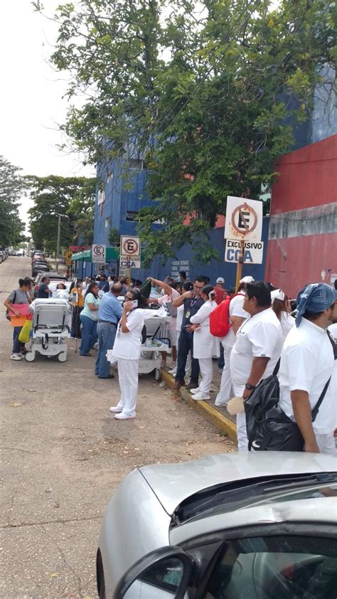 EVACUAN A PACIENTES Y PERSONAL DEL IMSS POR FUGA DE GAS EN COATZACOALCOS