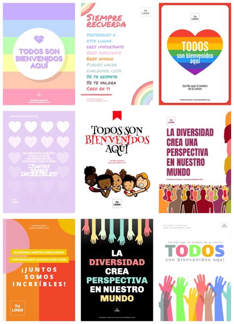 Carteles para la Educación Inclusiva en el Aula personalizables