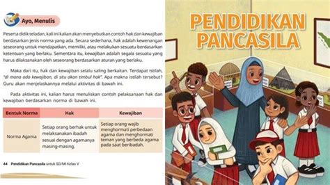 Kunci Jawaban Pendidikan Pancasila Kelas 5 Sd Halaman 44 45 Kurikulum Merdeka Latihan Ayo