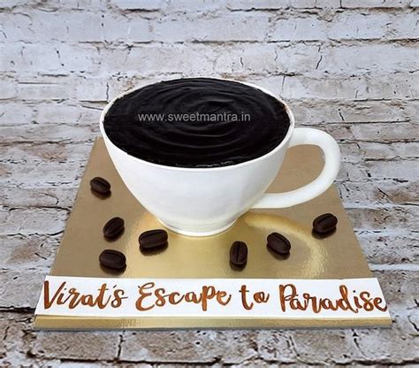 Black Tea Cup Cake Decorated Cake By Sweet Mantra Cakesdecor