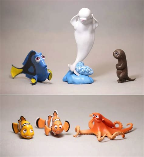 PVC Model Aquarium Finding Nemo Decoration Fish Cartoon Figures Dory ...