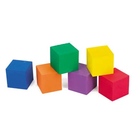 1 Foam Color Cubesfoam Counting Blocksfoam Cube Blocks Buy Foam