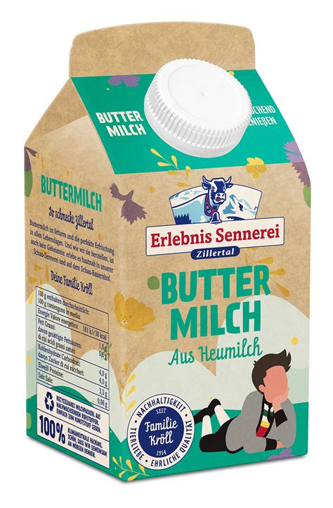 Buttermilch Aus Heumilch Erlebnissennerei Zillertal