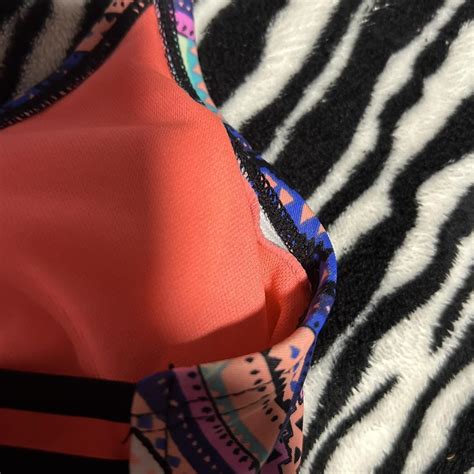 Multicolored Xhilaration Bikini Top With Black Depop