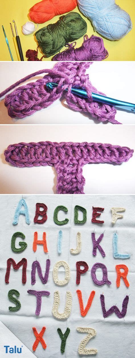 Buchstaben häkeln Kostenlose Anleitung für das Häkel ABC Crochet