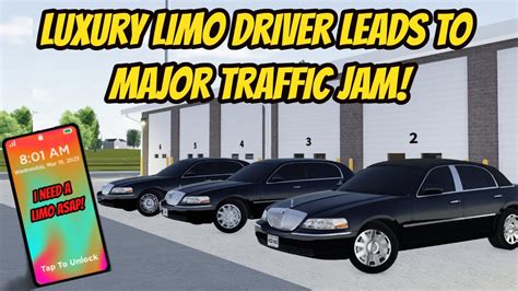 Greenville Wisc Roblox L Luxury Limo Driver Job Traffic Jam Update