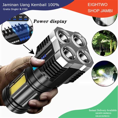 Jual Senter Portable Led Cob Light Super Terang L S Senter