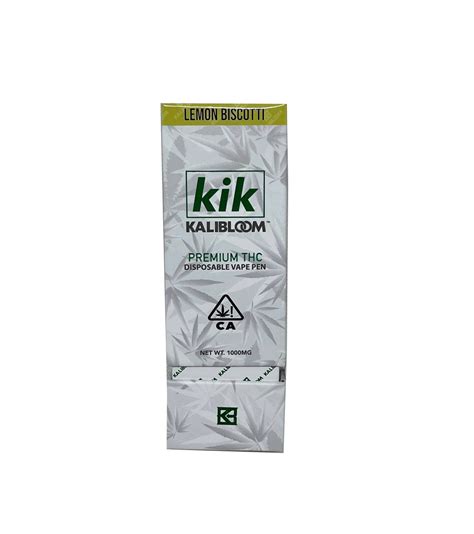 Kik Lemon Biscotti The Pot Shop