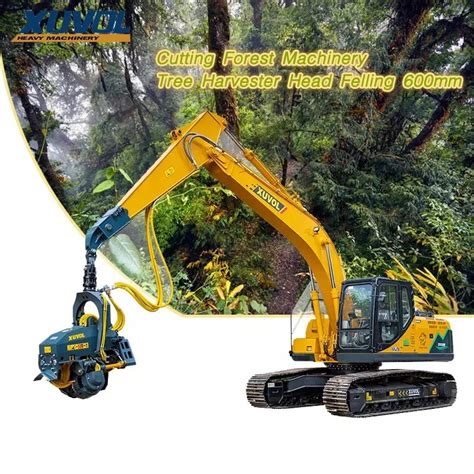 Forestry Machinery Tree Cutting Machine And Tree Wood Timber Harvester