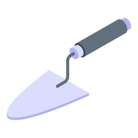 Premium Vector Construction Trowel Icon Isometric Of Construction