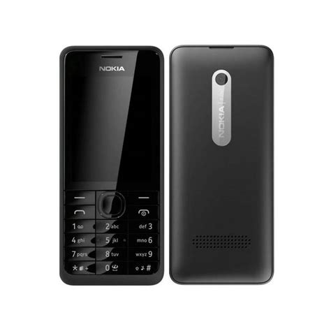 Nokia 301 Dual SIM Black - mobilní telefon, 2.4", 320x240, 64 MB RAM, 3 ...