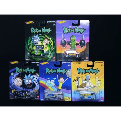 Hot Wheels Pop Culture Rick And Morty Set Volkswagen T1 Panel Shopee Malaysia