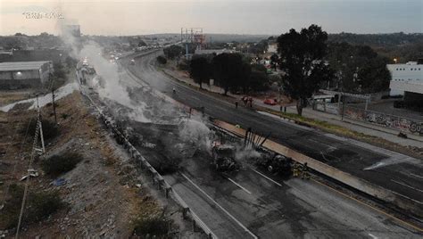 Accidente Carretera 57 México Querétaro Tráilers Se Incendian