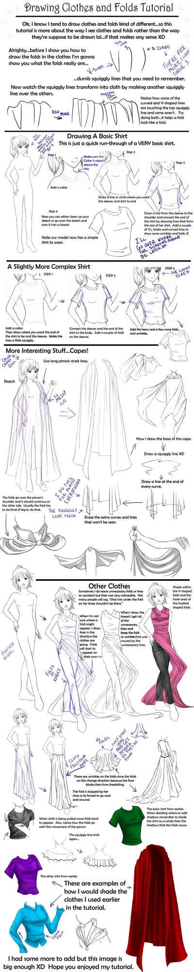 Drawing Clothes And Folds by Crysa on DeviantArt