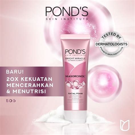 Ponds Bright Miracle Facial Foam 100g Ponds Sabun Wajah Pink Kemasan Bar Random Lazada