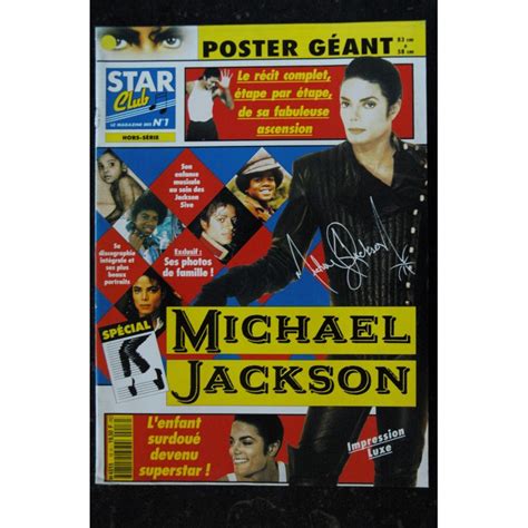 Star Club Hors S Rie Michael Jackson Poster G Ant X Cm