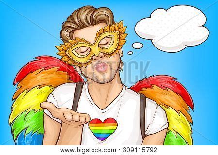 Gay Pride Parade Pop Vector Photo Free Trial Bigstock