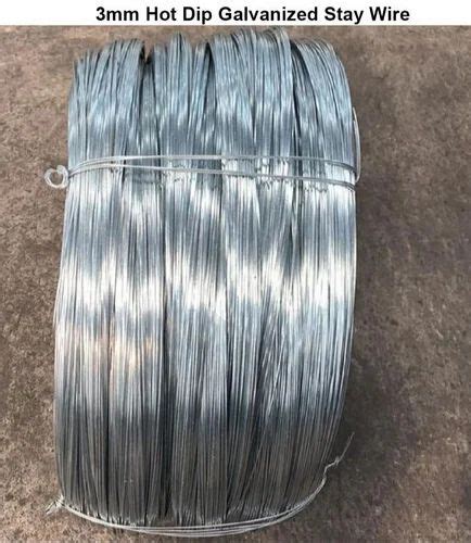 0 8 Mm 3mm Hot Dip Galvanized Wire At 99 Kg In Mumbai ID 2852888806512