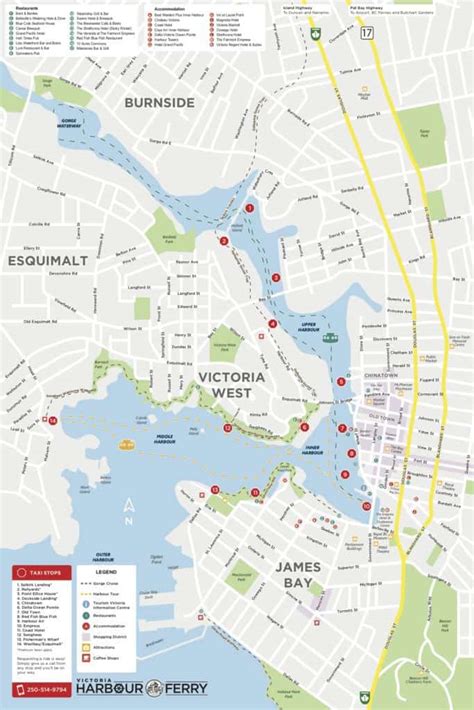 Map | Victoria Harbour Ferry