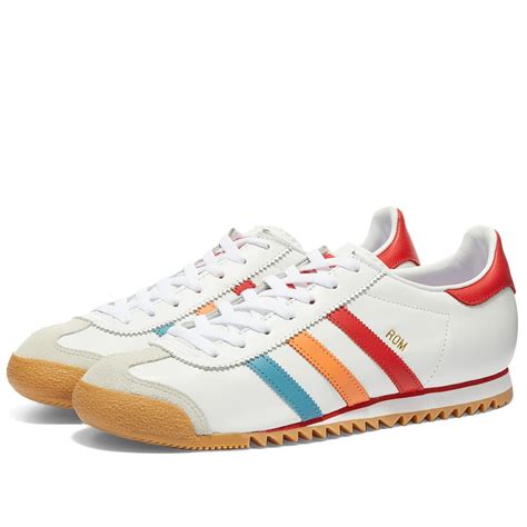 Adidas Rom White, Glory Red & Amber Tint | END. (KR)