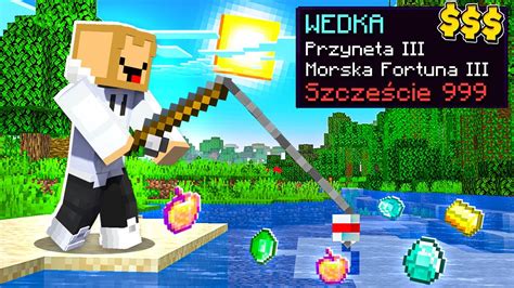 Ta MAGICZNA WĘDKA ŁOWI NAJLEPSZE ITEMY w Minecraft YouTube