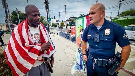 Venice Boulevard Targeted By Homeless Encampment Clean Up Youtube