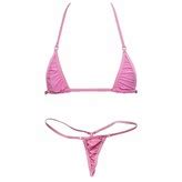 HNGPB Micro Bikini Unlined G String See Through Tiny String Bikini Sets