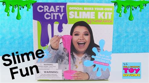 Lets Make Slime With Karina Garcia Craft City Slime Kit Toy Review