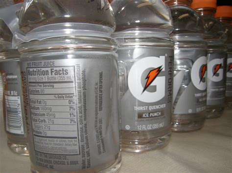 30 Ingredients In Gatorade Label - Labels Database 2020