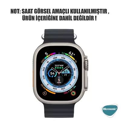 Microsonic Apple Watch Ultra Kordon Ocean Band Siyah K L F Marketim