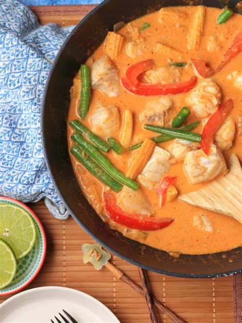 Easy Thai Red Fish Curry Mama Loves To Cook