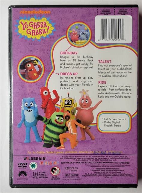 Yo Gabba Gabba Birthday Boogie Dvd 2010 For Sale Online Ebay