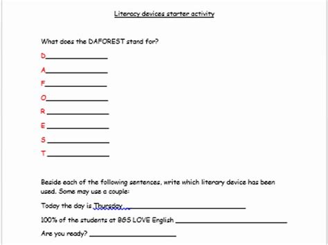 50 Sound Devices In Poetry Worksheet Chessmuseum Template Library