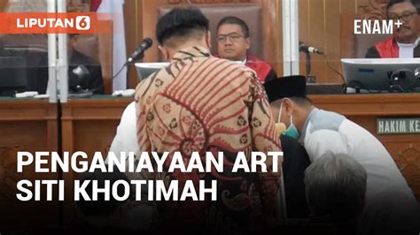 Sidang Penganiayaan ART Siti Khotimah Yang Disiksa Majikannya Diwarnai