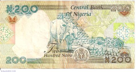 200 Naira 2006 2000 2015 Issue 200 Naira Nigeria Banknote 581