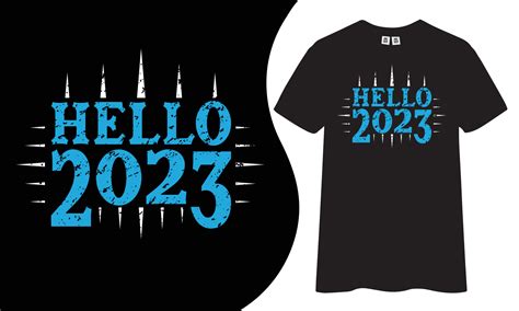 Happy new year 2023 t shirt design. 13924209 Vector Art at Vecteezy