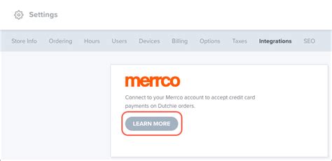 Merrco Dutchie Ecommerce How To Set Up Integration Dutchie Help