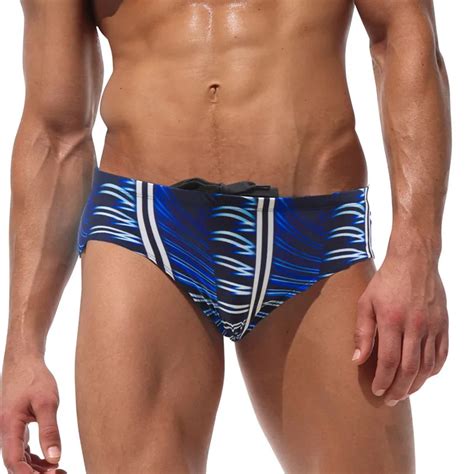 Brand Sexy Mens Swimwear Swimsuits Men Swimming Briefs Shorts Gay Pouch