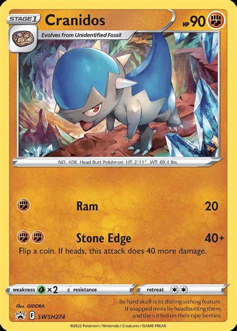 Cranidos (swshp-SWSH274) - Pokémon Card Database - PokemonCard